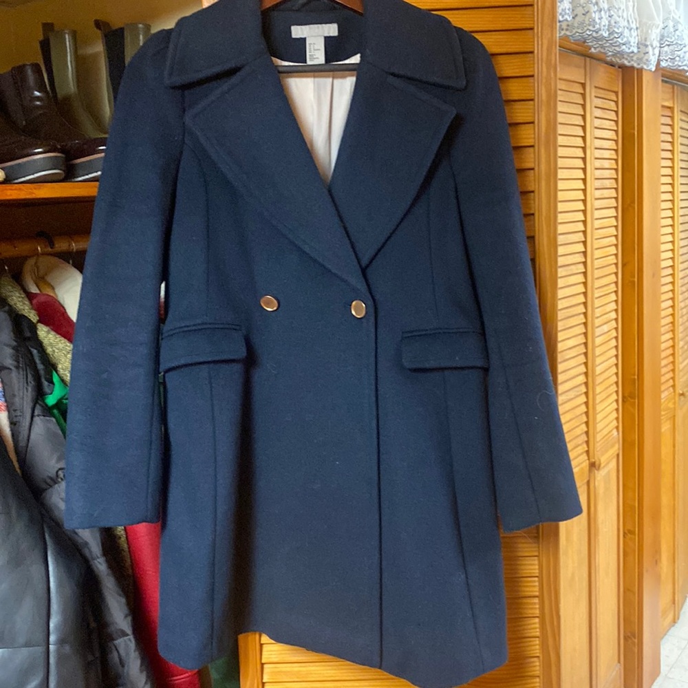 Zara style hm military wool coat jacket
